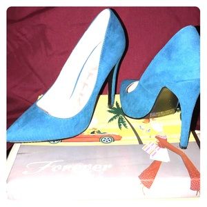 Turquoise heels